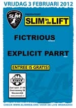 Poster SLIM In de Lift 3 februari 2012
