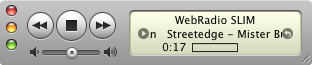 iTunes speelt WebRadio SLIM