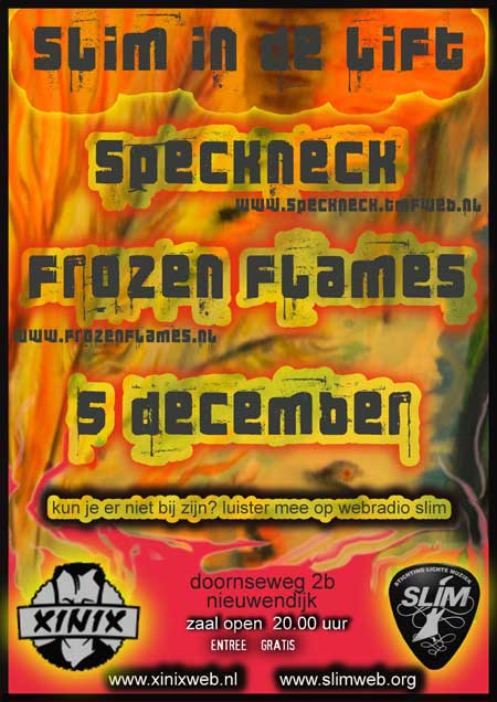 Poster SLIM In de Lift vrijdag 5 december 2008