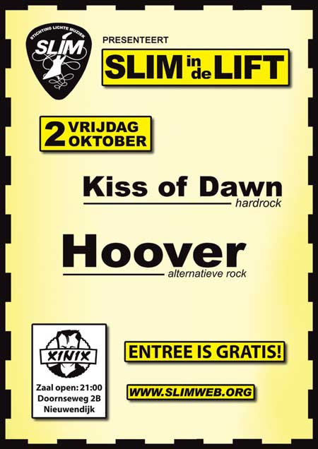 Poster SLIM In de Lift 2 oktober 2009