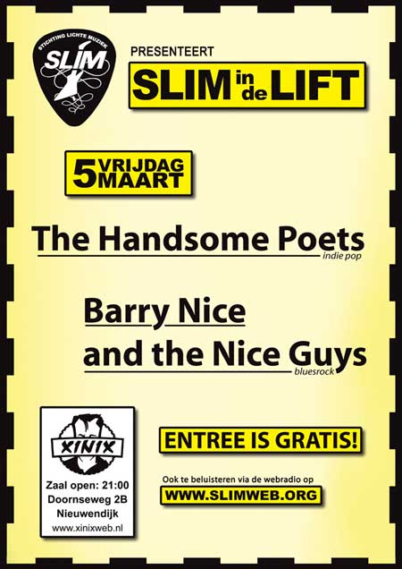 Poster SLIM In de Lift 5 maart 2010