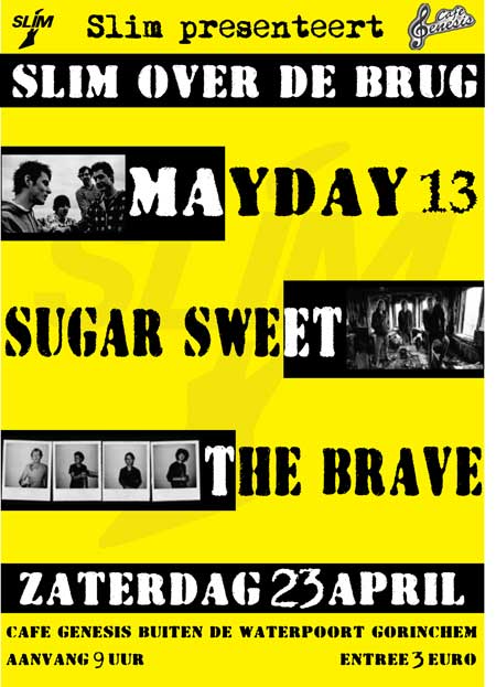 Poster SLIM over de brug 23 april 2011