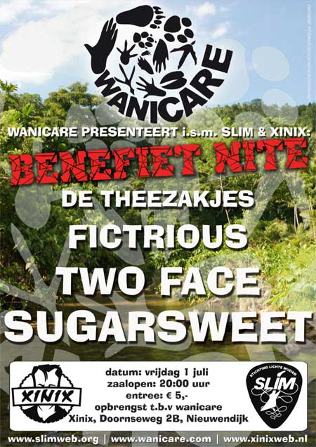 Poster Wanicare benefiet 1 juli 2011